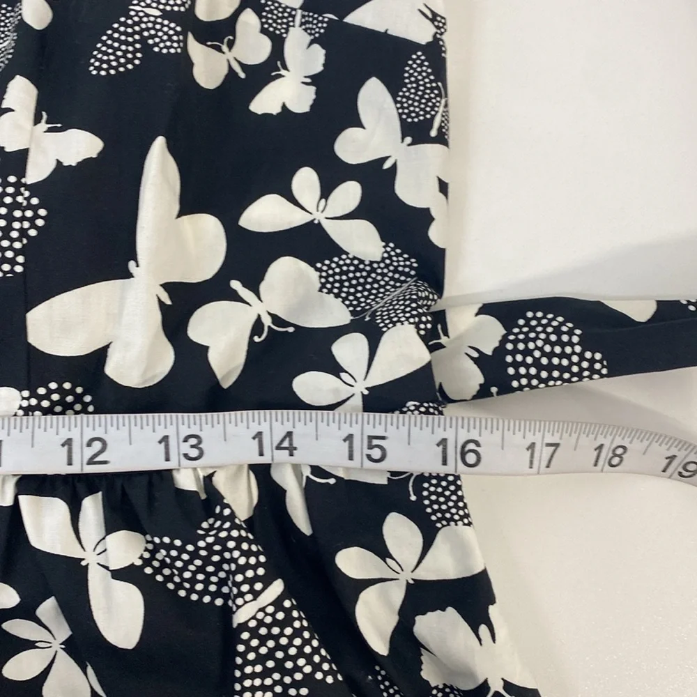 Talbots Dress Size 8 Butterfly Print